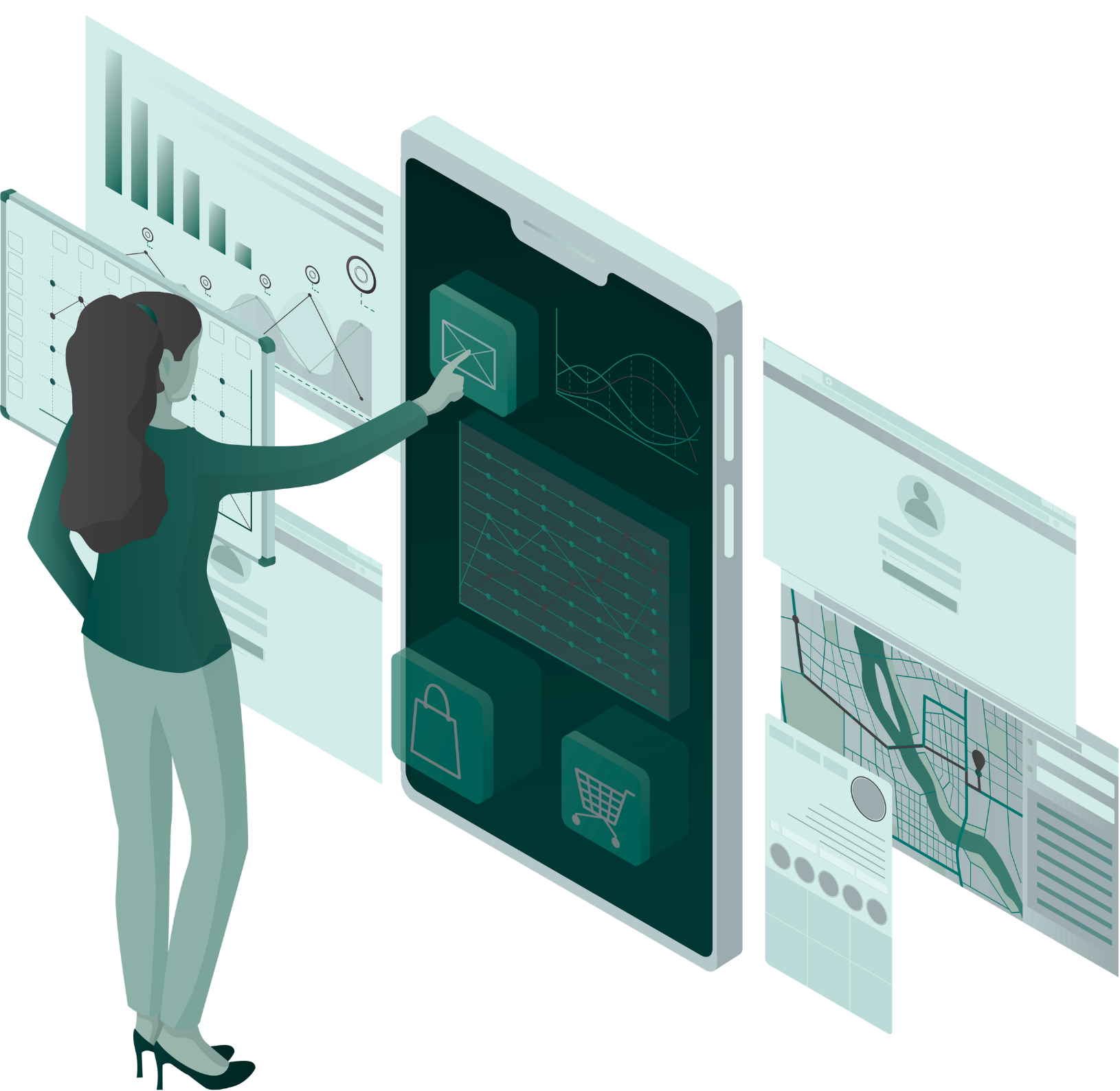 Intelligent IT services illustration